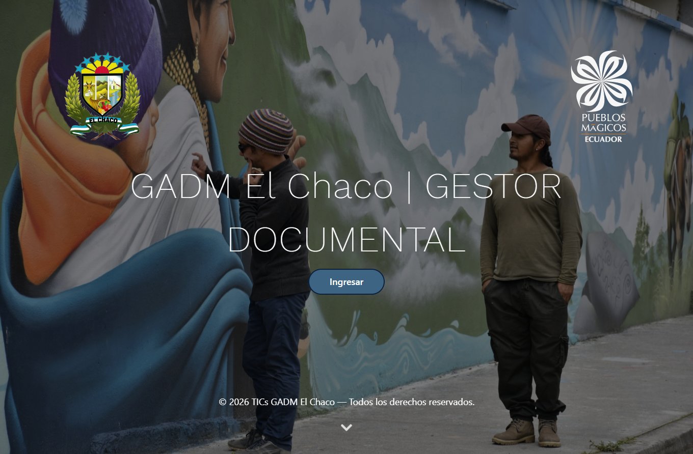 Gesti&oacute;n Documental - GAD Municipal El Chaco